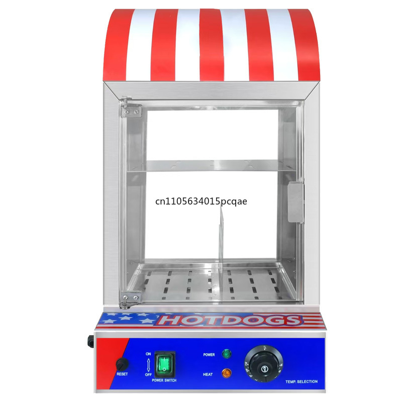 Food Processor Snacks - Commerciële automatische hotdogbroodjeswarmer, efficiënte voedselverwerker voor