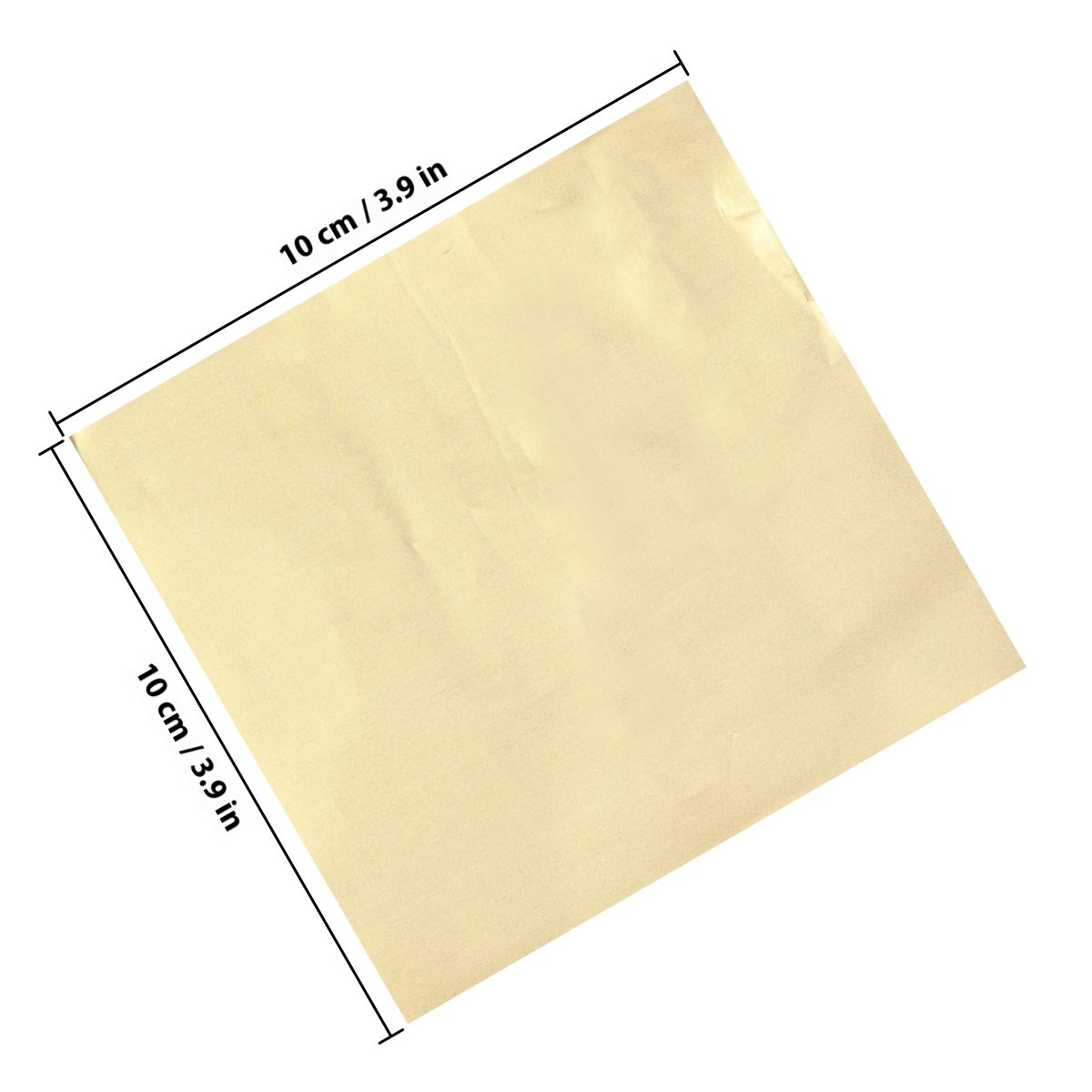 300 stuks gouden aluminiumfoli - Foods X recensie en prijs