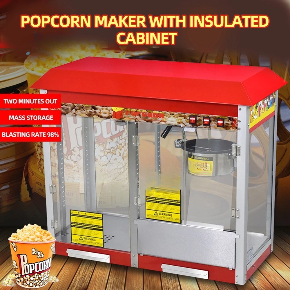 Commerciële popcornmachine voo - Food Processor Snacks recensie en prijs