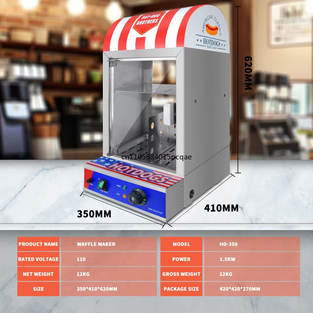 Commerciële automatische hotdo - Food Processor Snacks recensie en prijs