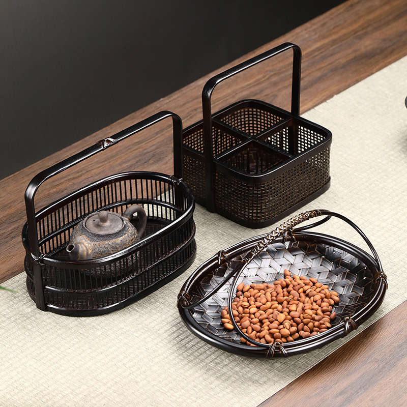 Handgeweven bamboe picknickman - Food Snacks With Fiber recensie en prijs