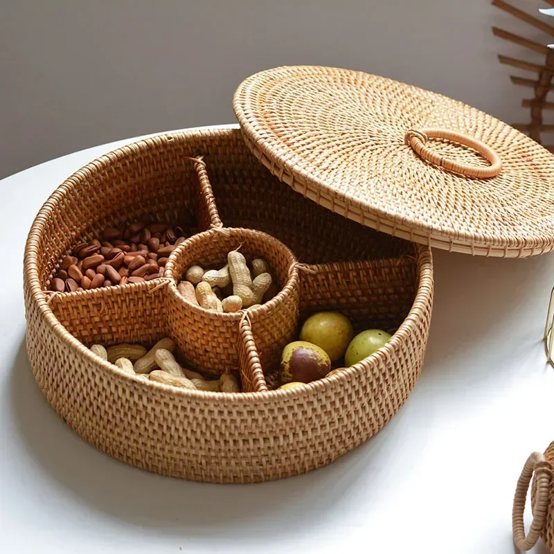 Natuurlijke rotan doos 5-raste - Food Snacks With Fiber recensie en prijs