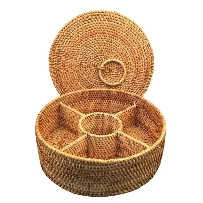 Natuurlijke rotan doos 5-raste - Food Snacks With Fiber recensie en prijs